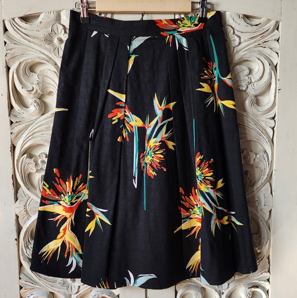 Eva Mendes Black bird of paradise Maddie skirt - Picture 2 of 13